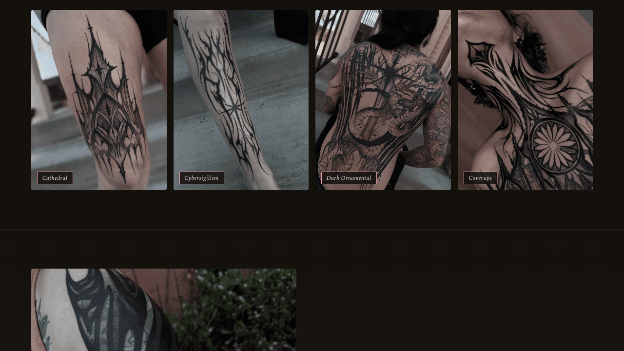 Ink Divine site mid-page