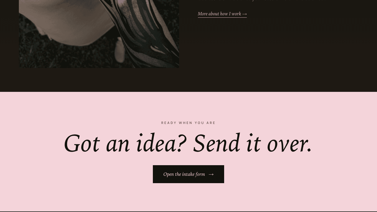 Ink Divine portfolio grid